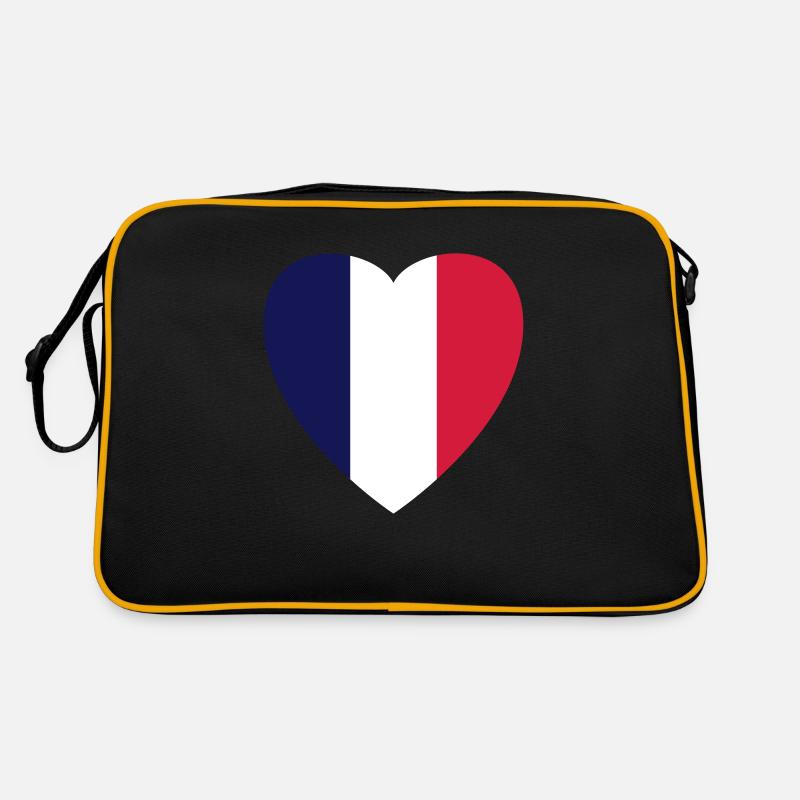 Variably Colored Heart (Vector) Retro Tasche