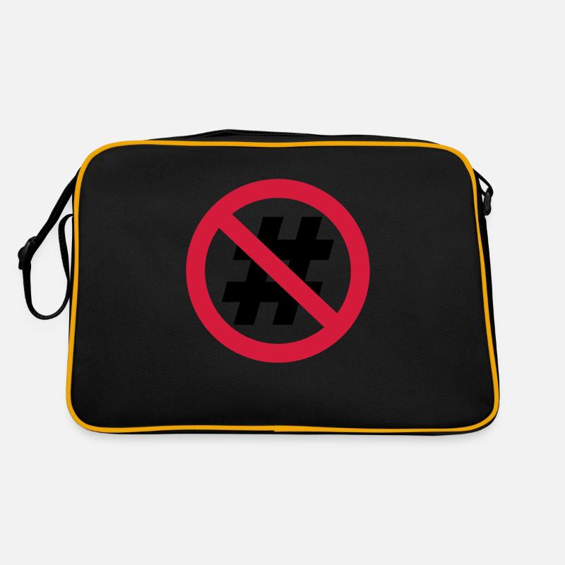 hashtag - Sac Retro - noir/or