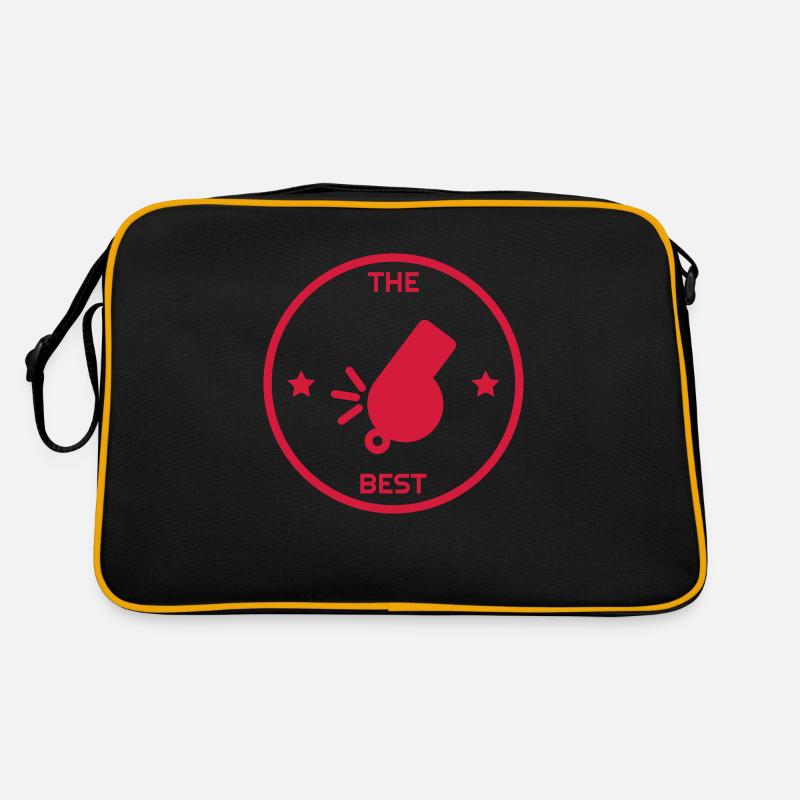 Referee Refereeing Schiedsrichter Arbitre Sport Retro Bag
