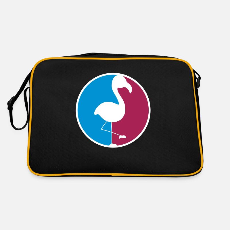 Flamingo logo circle Retro Bag
