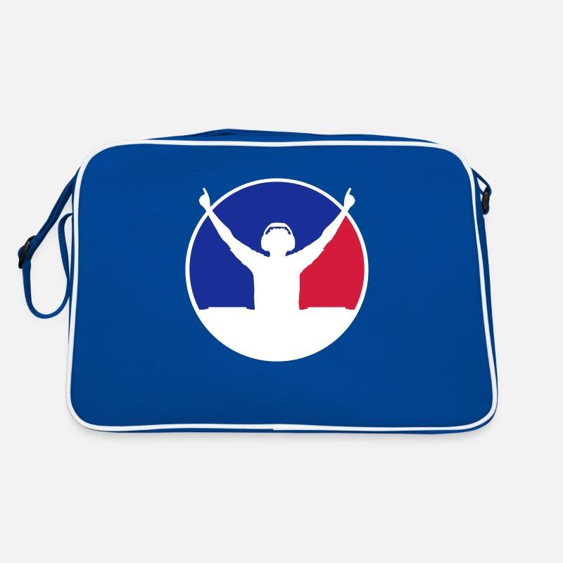 Red Blue DJ Retro Bag