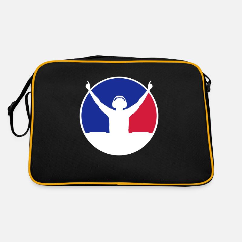 Red Blue DJ Retro Bag