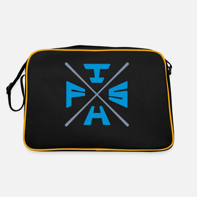 Cross Fish Logo Retro Bag