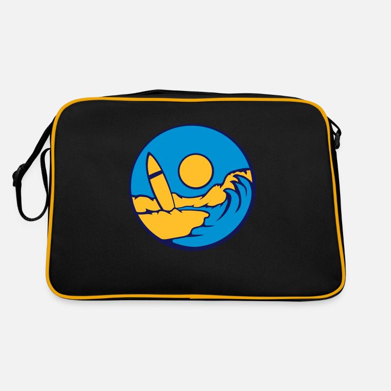 Planche de surf Beach Wave Sac Retro