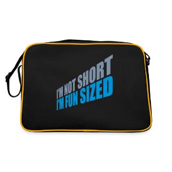 Not short fun sized - Retro Bag - black/gold - Back