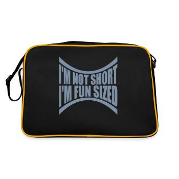 Not short fun sized - Retro Bag - black/gold - Back
