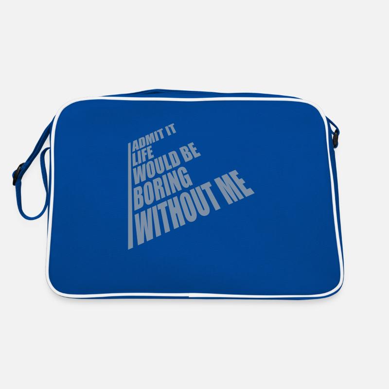 vie ennuyeuse sans moi Sac Retro