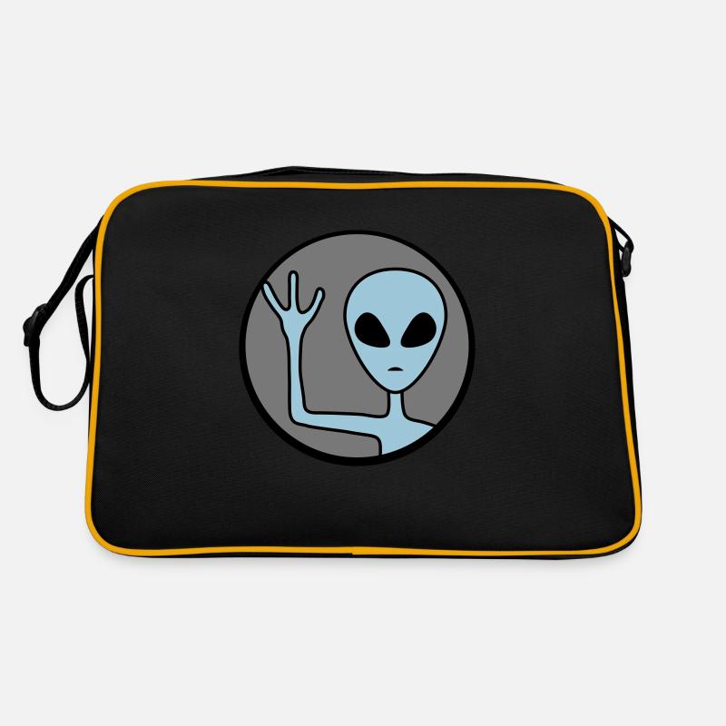 Around Alien waves friendly Retro Bag