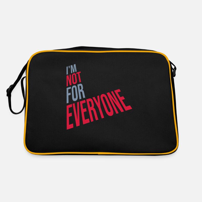 Im not for everyone Retro Bag