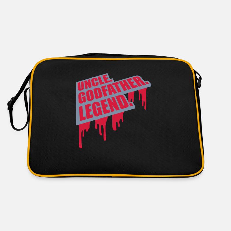 Uncle Godfather Legend Quote Retro Bag
