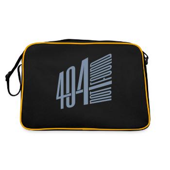 Error 404 not found - Retro Bag - black/gold - Back