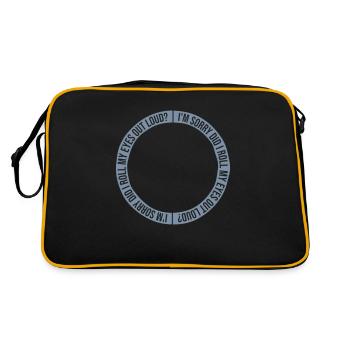Roulez mes yeux - Sac Retro - noir/or - Dos