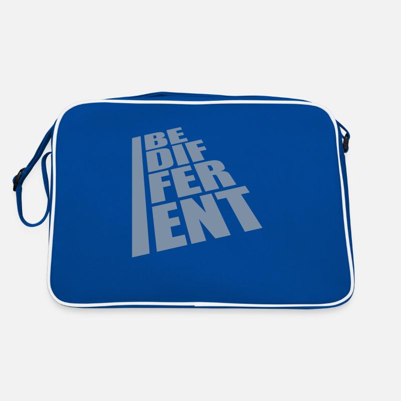 Be different Logo Design Retro Bag