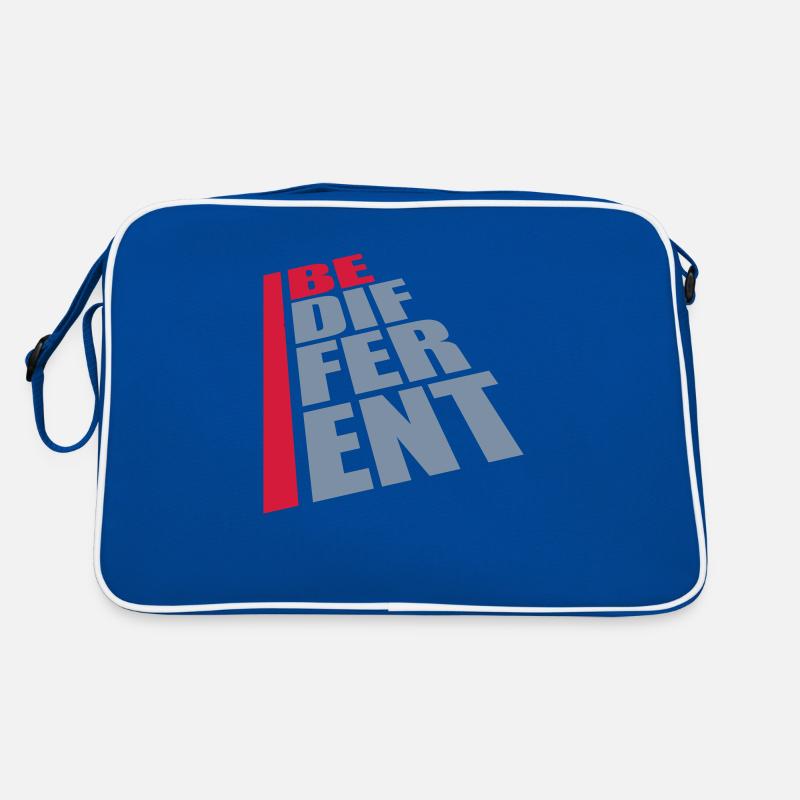 Be different Logo Design Retro Bag