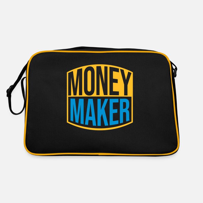 Successful Money Maker Logo Retro Bag