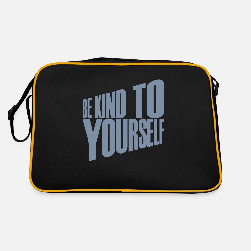 be kind to yourself Retro Tasche