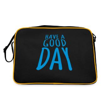 Bonne journée - Sac Retro - noir/or - Dos