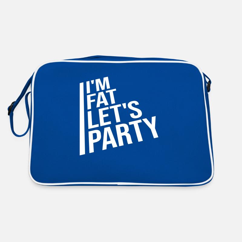 at the fat lets party Retro Bag