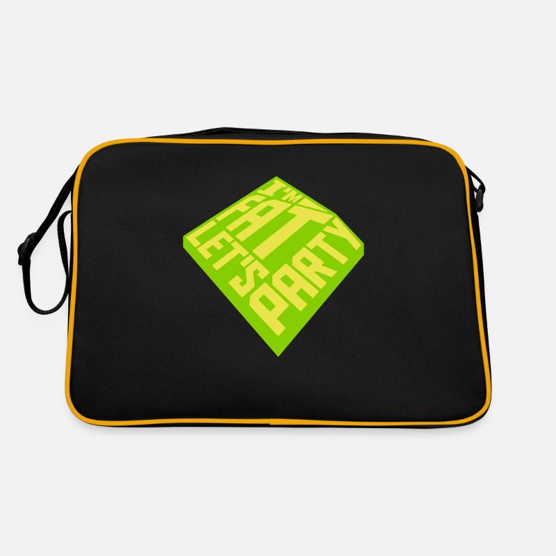at the fat lets party Retro Bag