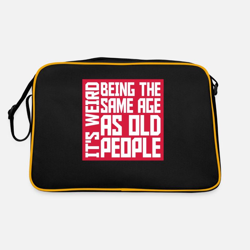 being old people age Retro Tasche
