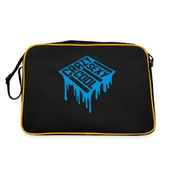 crazy sexy cool design - Retro Bag - black/gold - Back