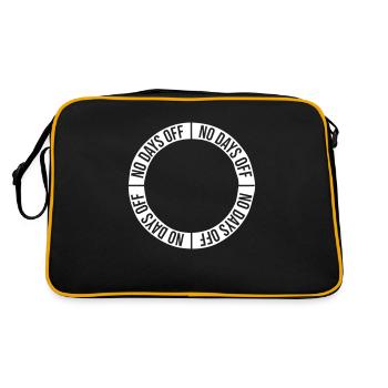 pas de jours de congé devis - Sac Retro - noir/or - Dos