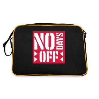 pas de jours de congé devis - Sac Retro - noir/or - Dos