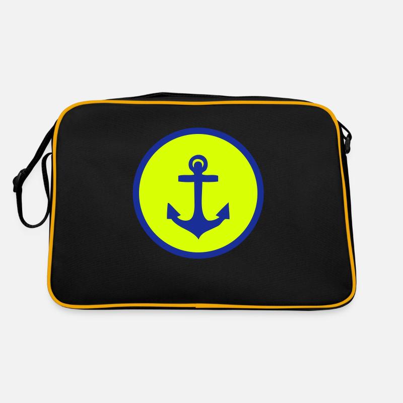 Ancre - Sac Retro - noir/or