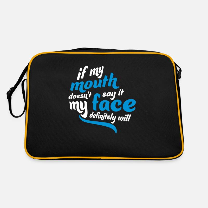 Mon visage le fera certainement Sac Retro