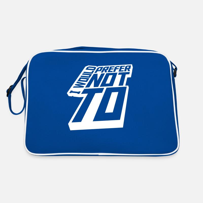 Je préfère ne pas Sac Retro