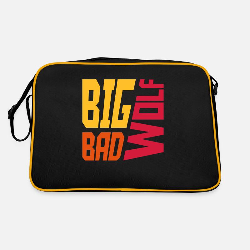 Citation du Grand Méchant Loup Sac Retro