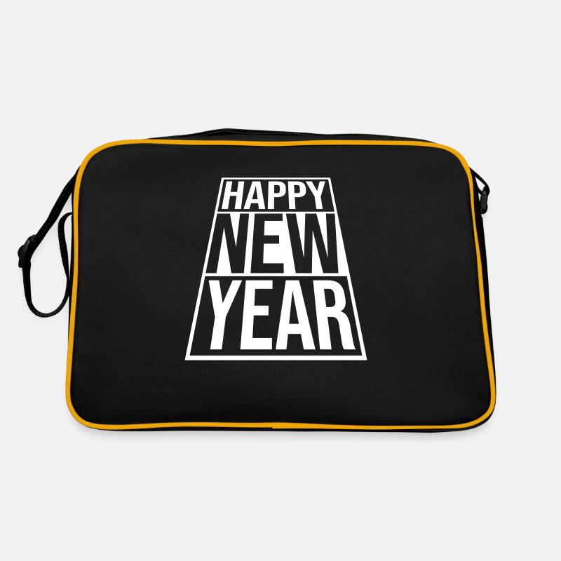 Citation Bonne année Sac Retro
