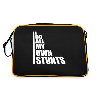 all my own stunts - Retro Bag - black/gold - Back