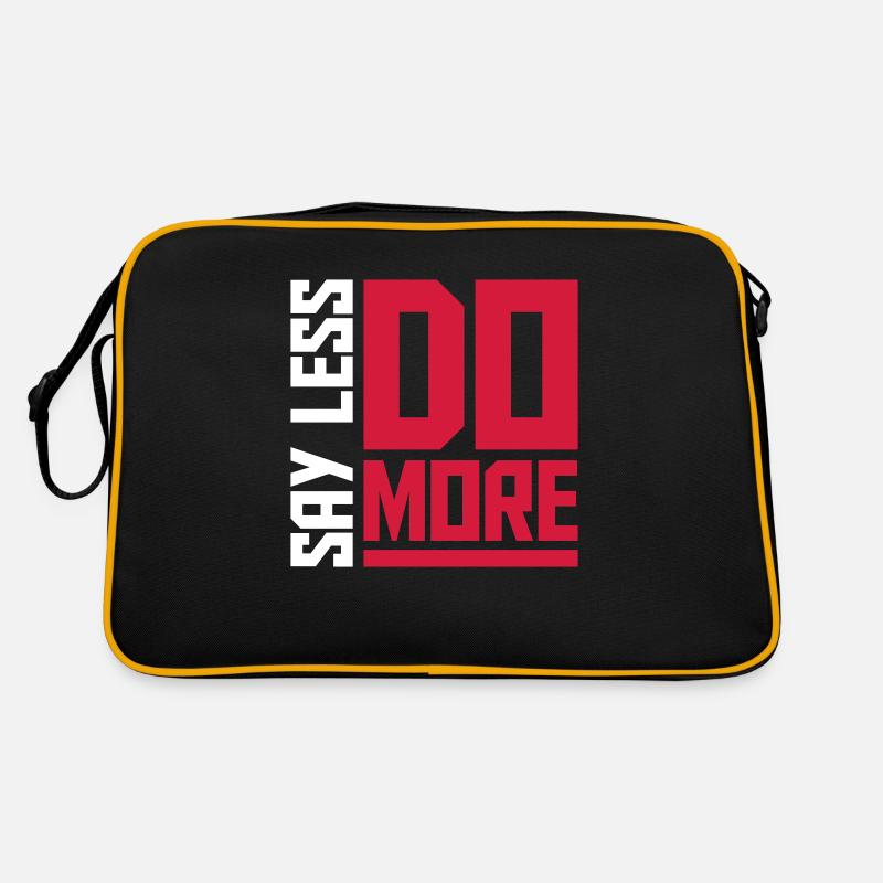 Dire moins faire plus Sac Retro
