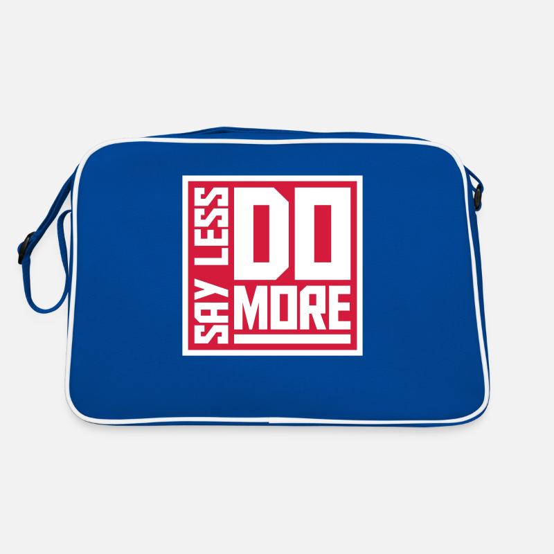 Dire moins faire plus Sac Retro