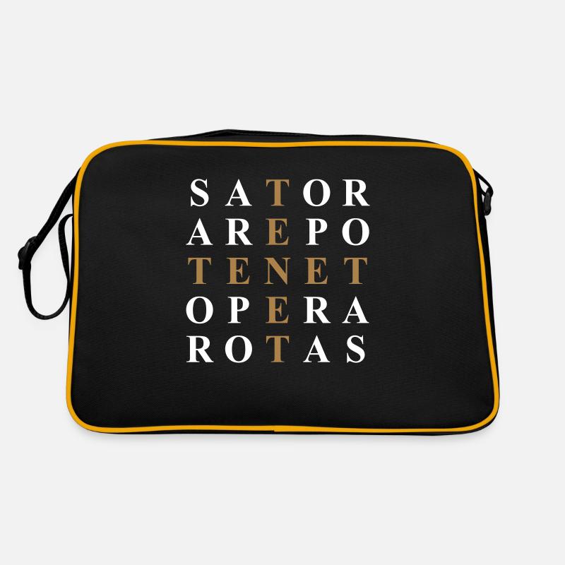 sator - Sac Retro - noir/or