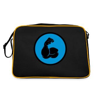biceps - Sac Retro - noir/or - Dos