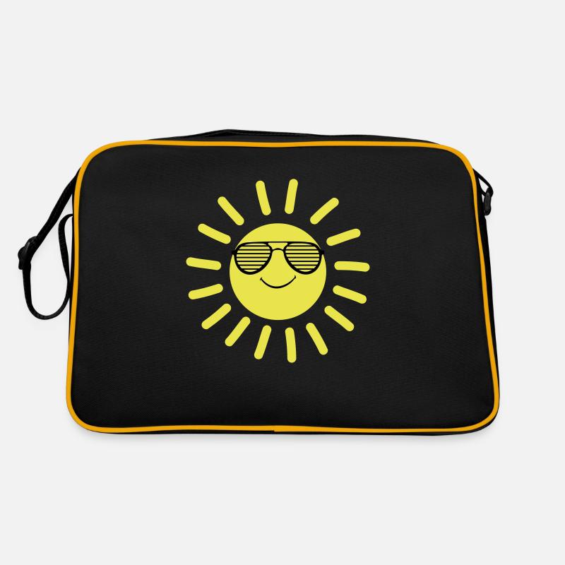 sonne smile Retro Tasche