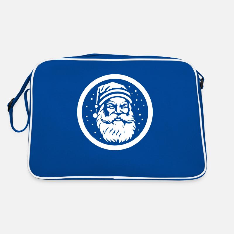 Fröhlicher Weihnachtsmann Retro Tasche
