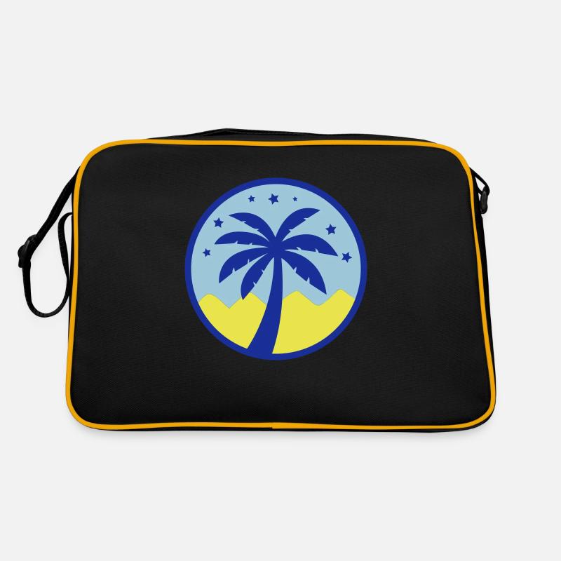 palme pyramide Retro Tasche