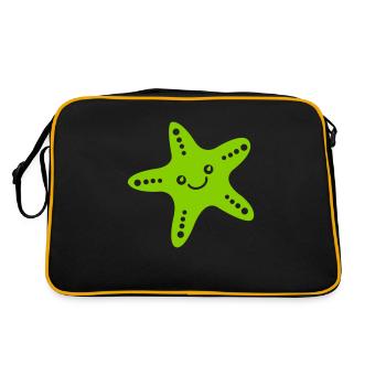 starfish - Retro Bag - black/gold - Back