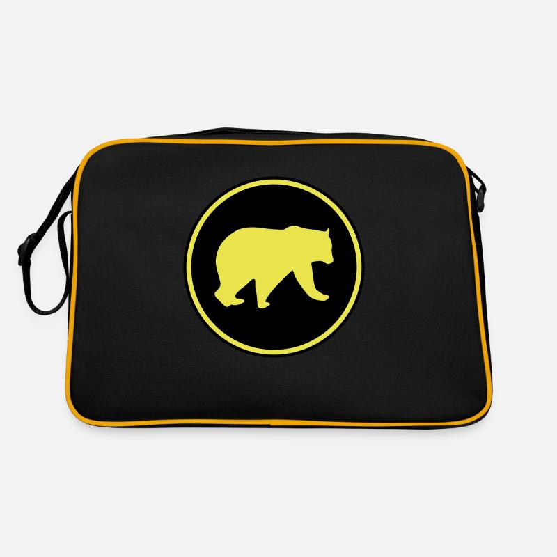 bear icon 2 Retro Tasche