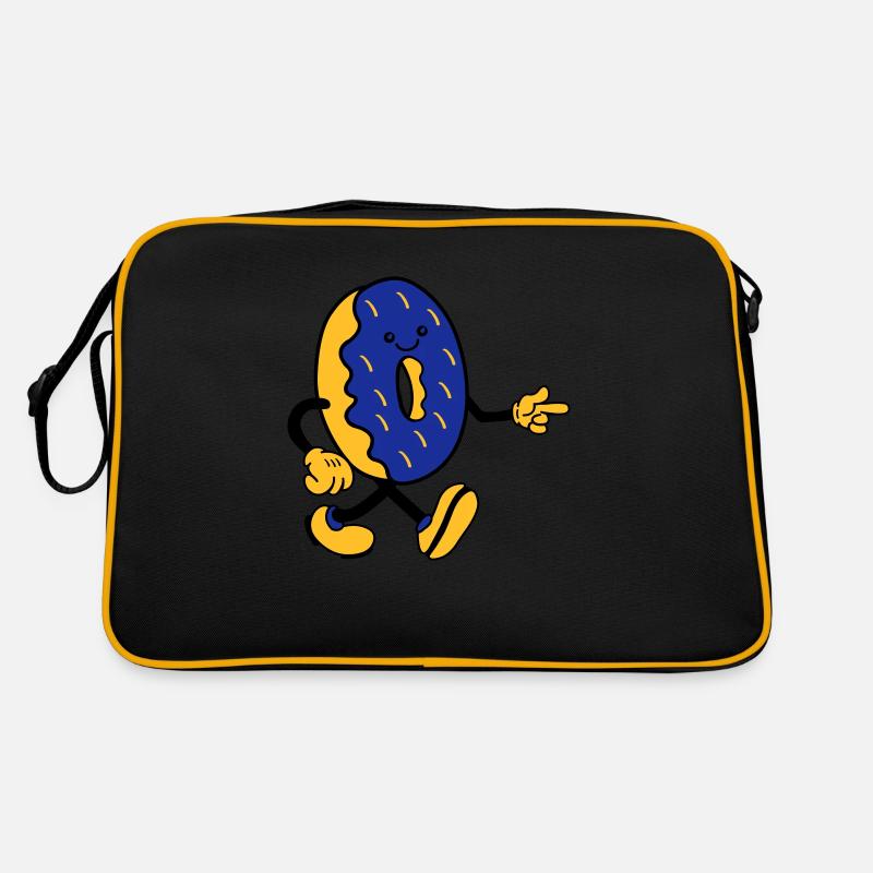 Donut Comic Smile Retro Bag