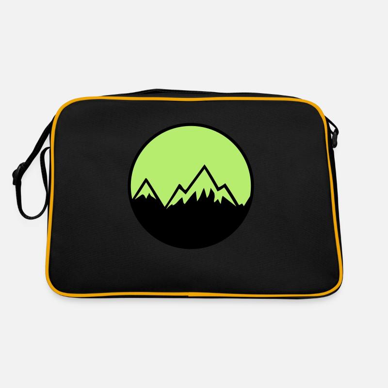 mountains Retro Tasche