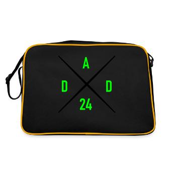 papa 24 - Sac Retro - noir/or - Dos