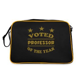VOTED PROFESSOR OF THE YEAR - Sac Retro - noir/or - Dos