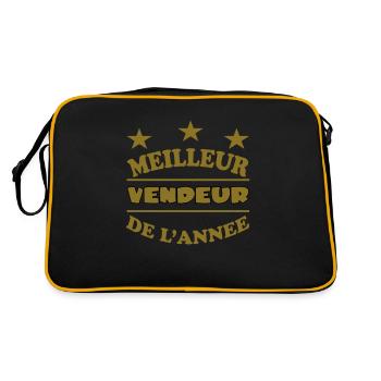 MEILLEUR VENDEUR DE L'ANNEE - Sac Retro - noir/or - Dos
