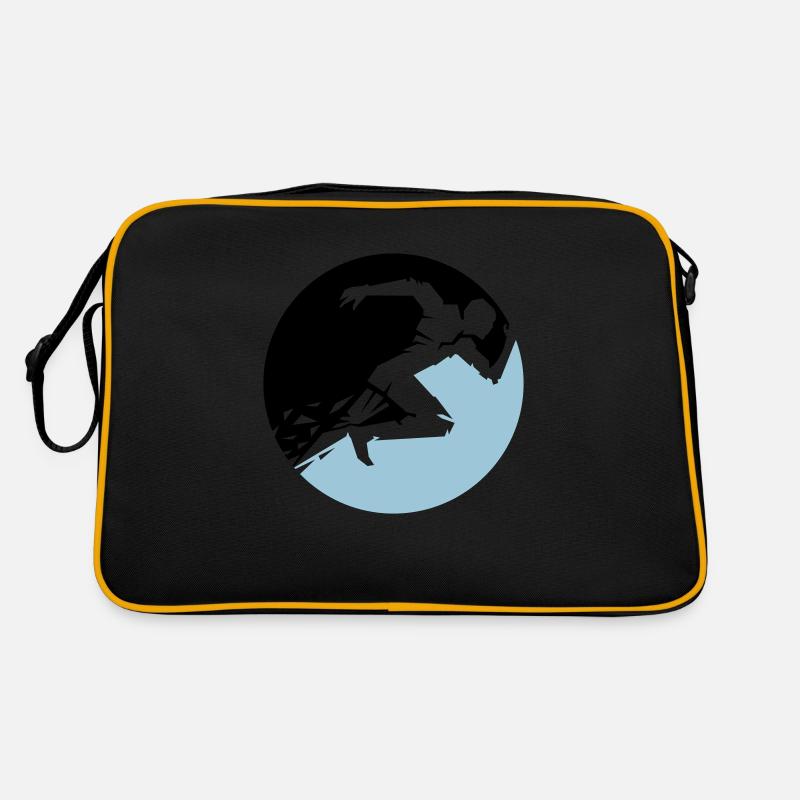 runner - Retro Tasche - Schwarz/Gold