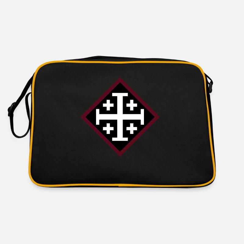 Kreuz von Jerusalem Retro Tasche