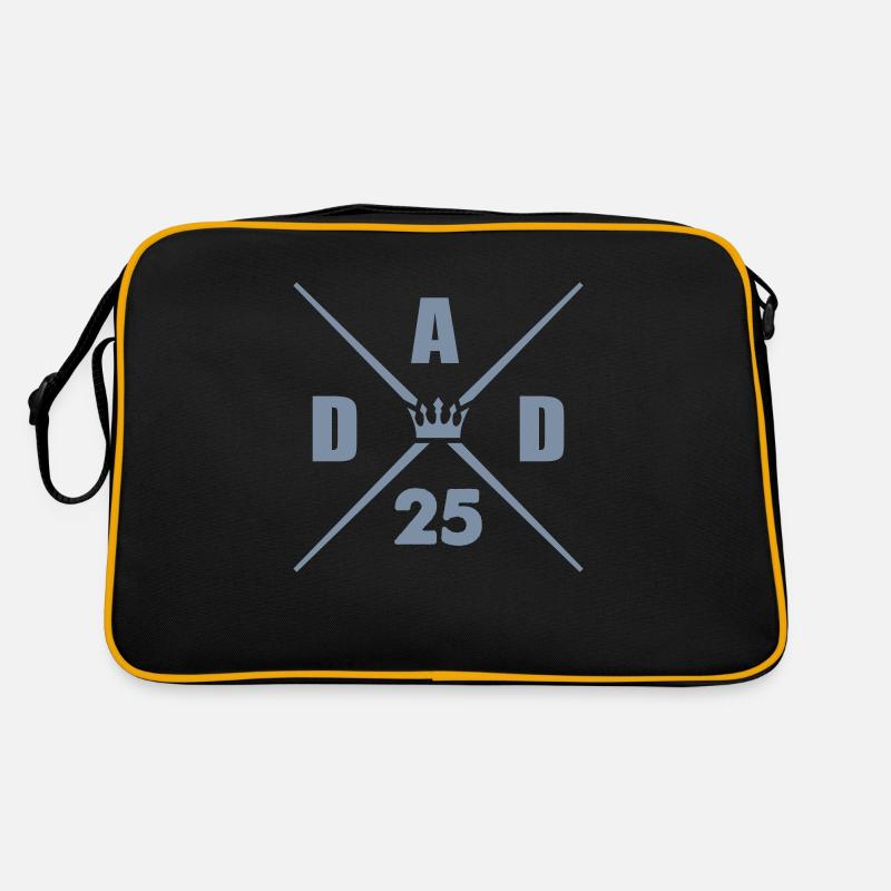 dad 25 papa Retro Tasche